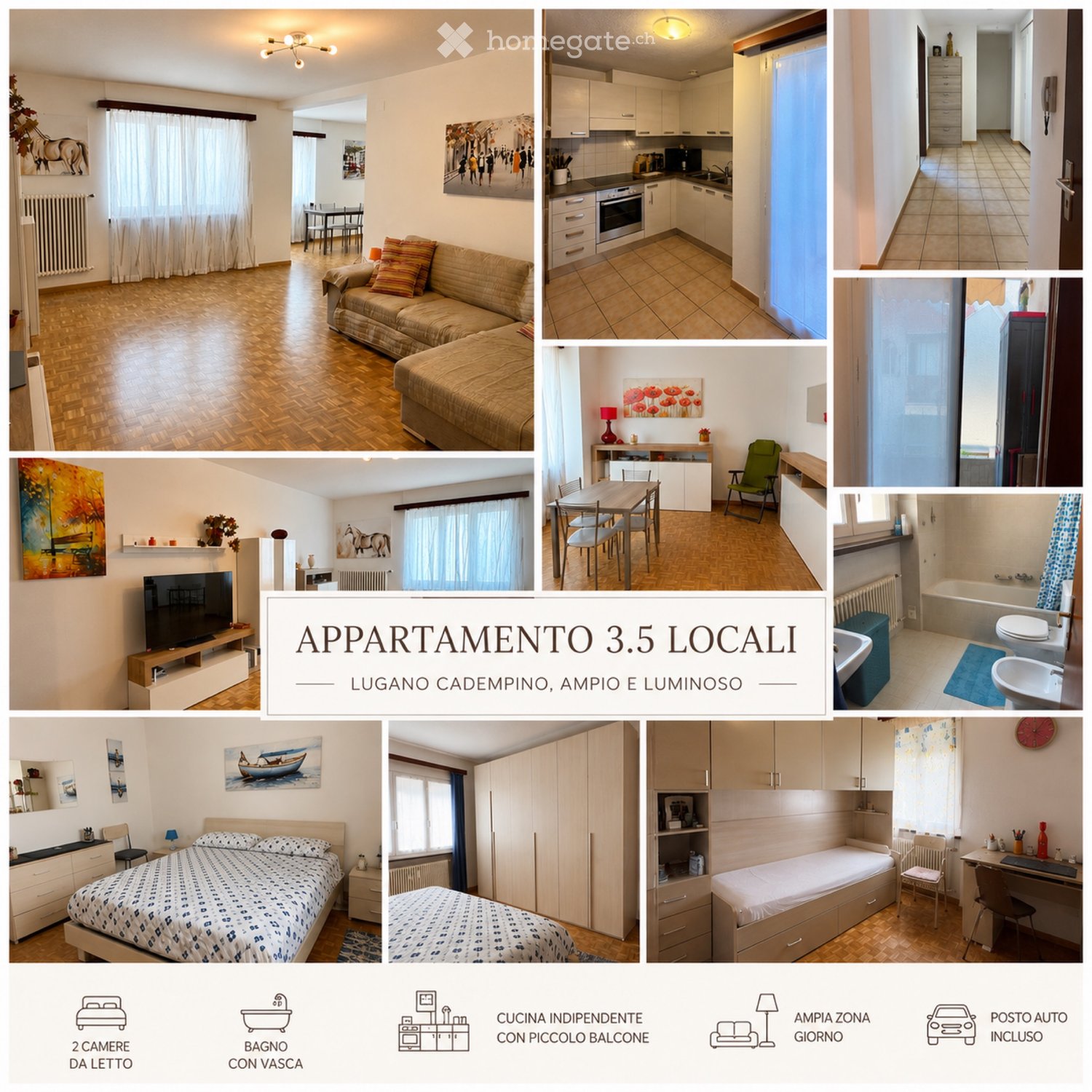 3 rooms apartment
