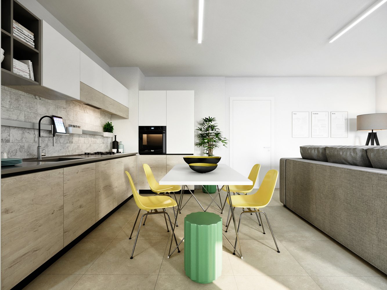 3 ½ pièces appartement meublé