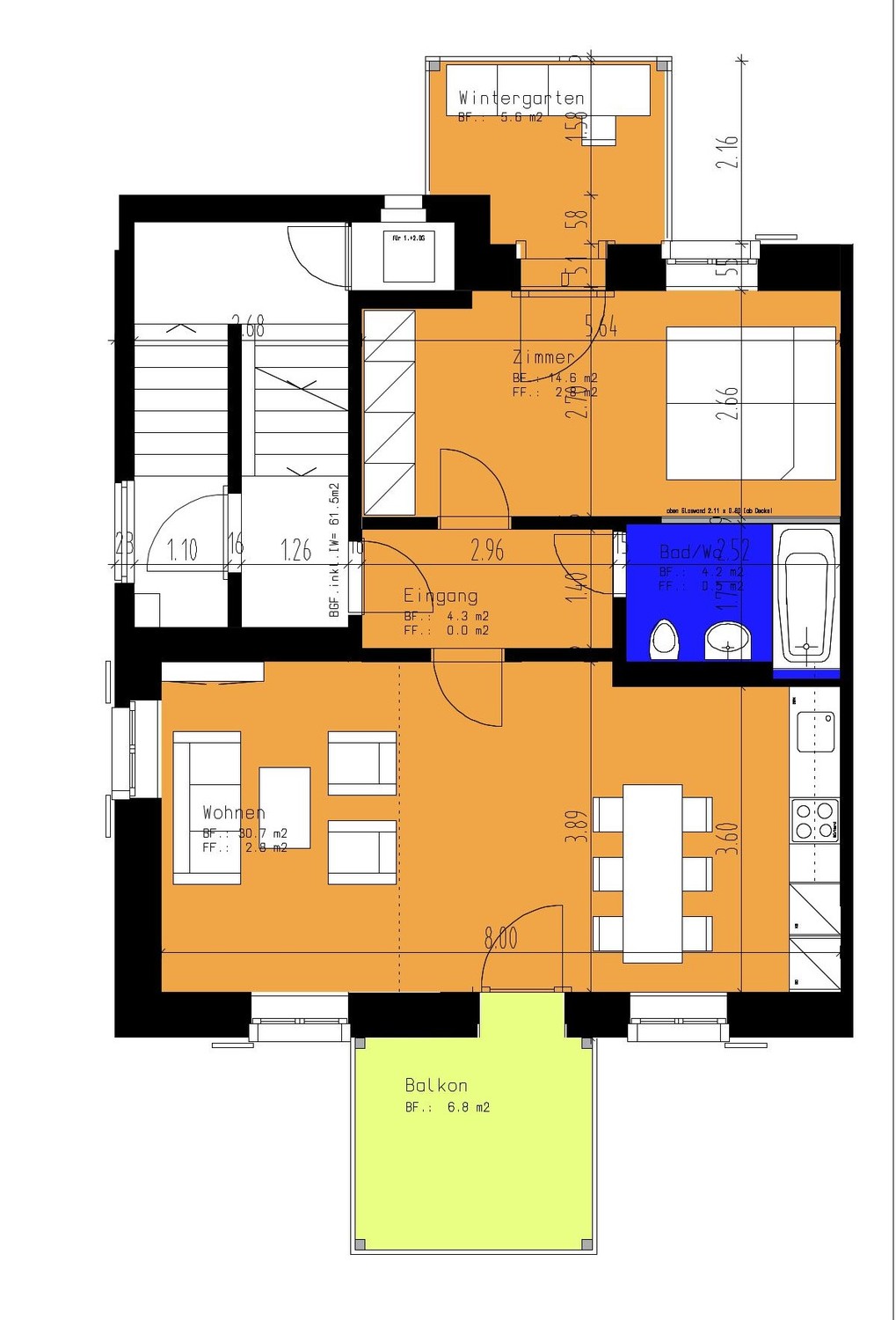 2 ½ rooms apartment, photo 1 of 10