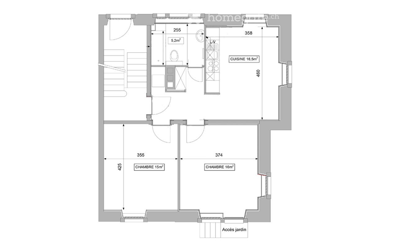 2 ½ Zimmer Wohnung, Foto 5 von 5