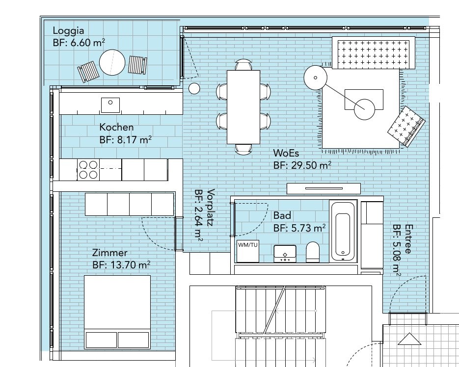 2 ½ rooms apartment, photo 9 of 9