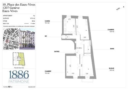 4 rooms apartment