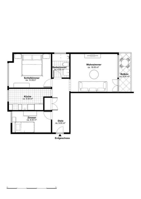 3 pièces appartement, photo 7 sur 7