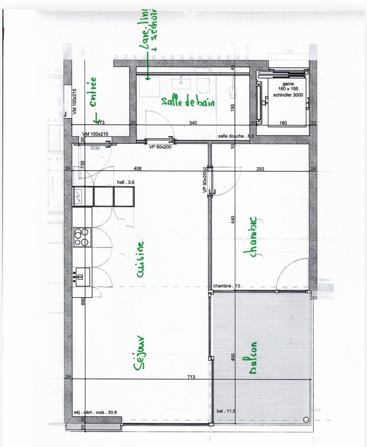 2 ½ rooms apartment, photo 4 of 4