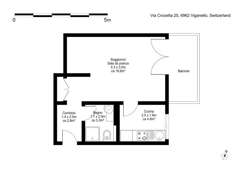 1 ½ rooms apartment, photo 7 of 7