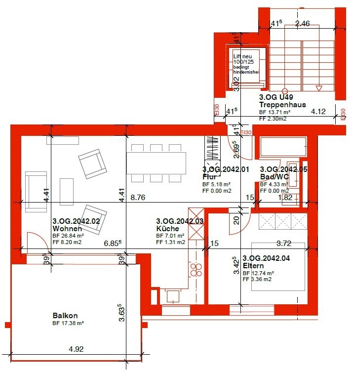 2 ½ rooms apartment, photo 7 of 8