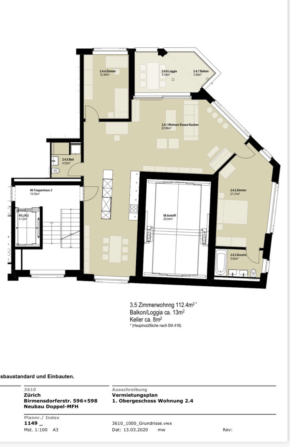 3 ½ rooms apartment, photo 2 of 2