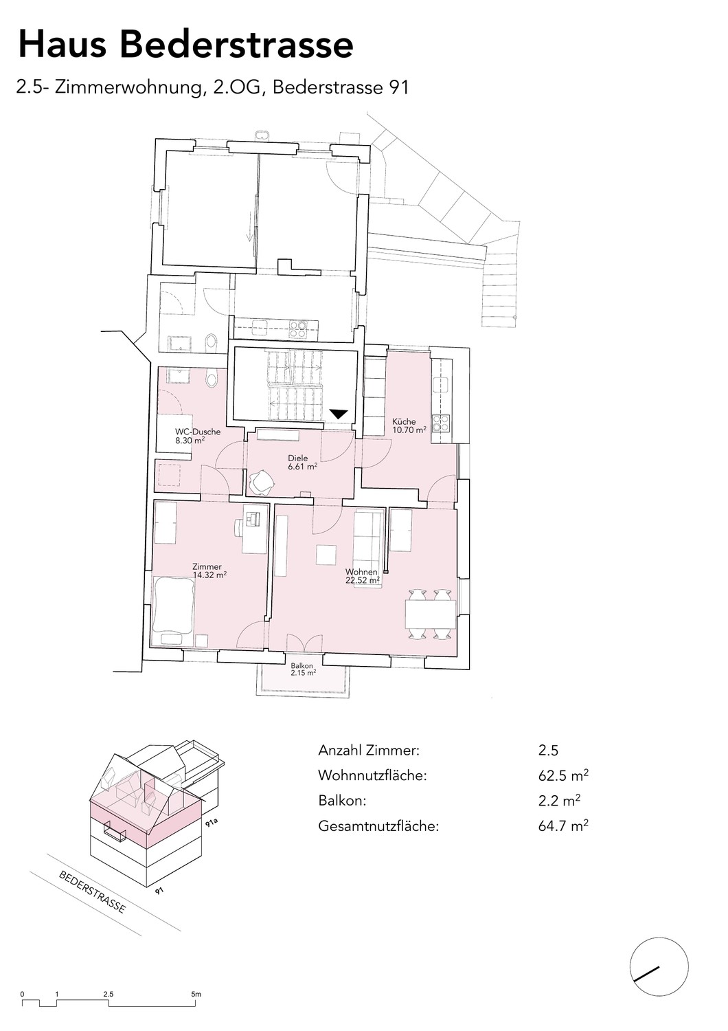 2 ½ rooms apartment, photo 1 of 2