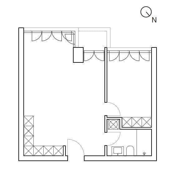 Appartement de 2 ½ pièces