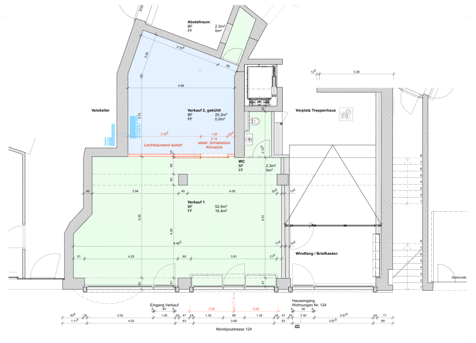 78m² commerciale