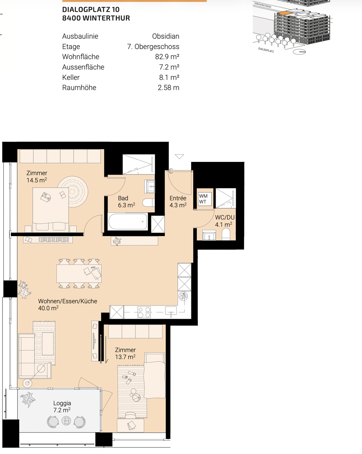 3 ½ rooms apartment, photo 3 of 6