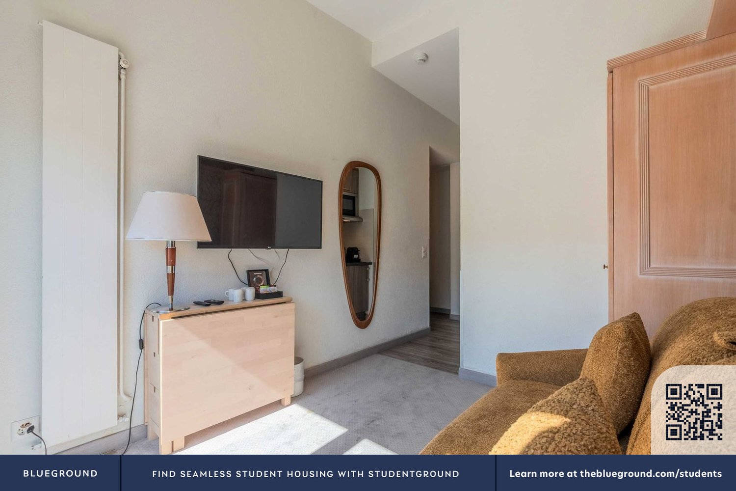1 pièce appartement meublé