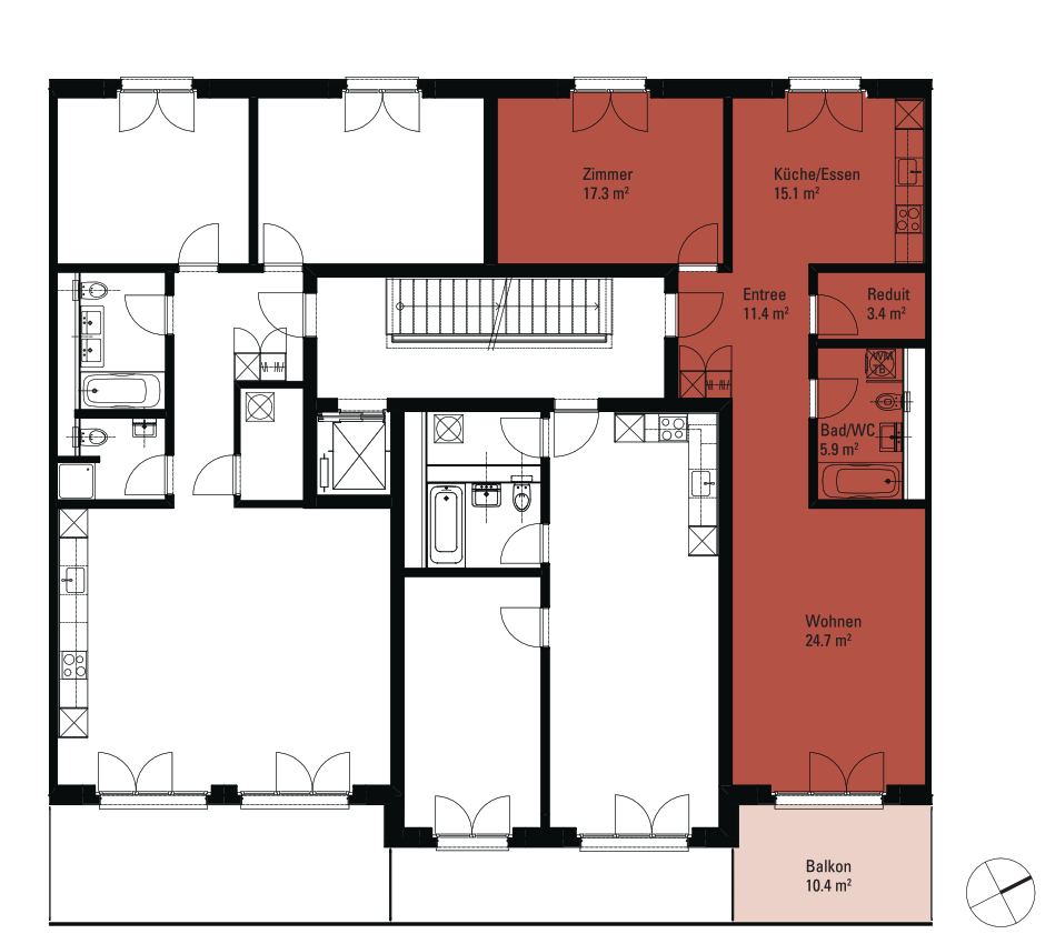 2 ½ rooms apartment, photo 6 of 6