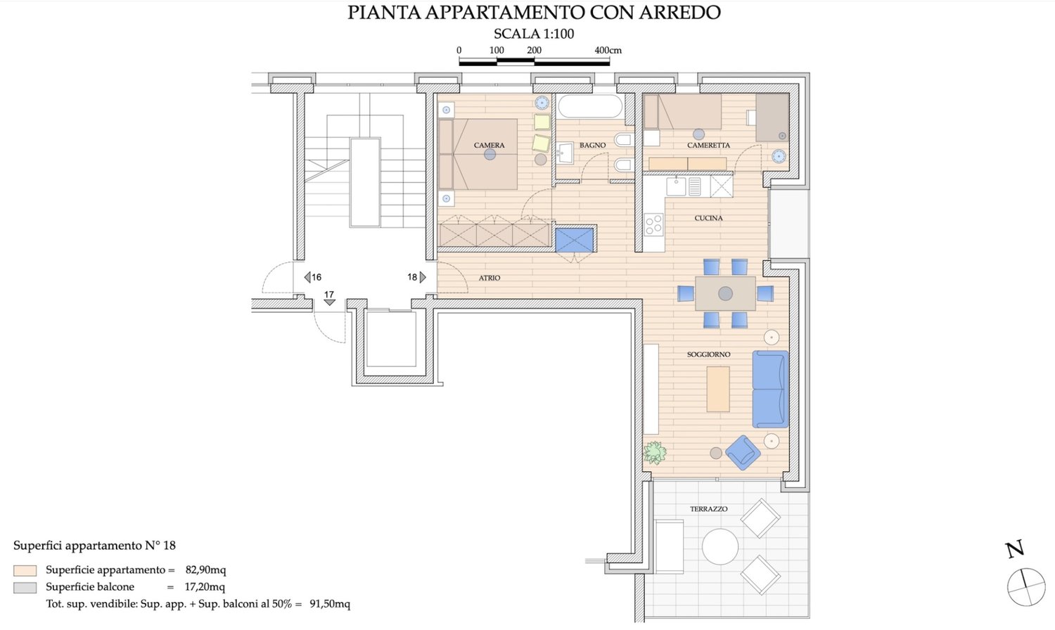 3 ½ rooms apartment