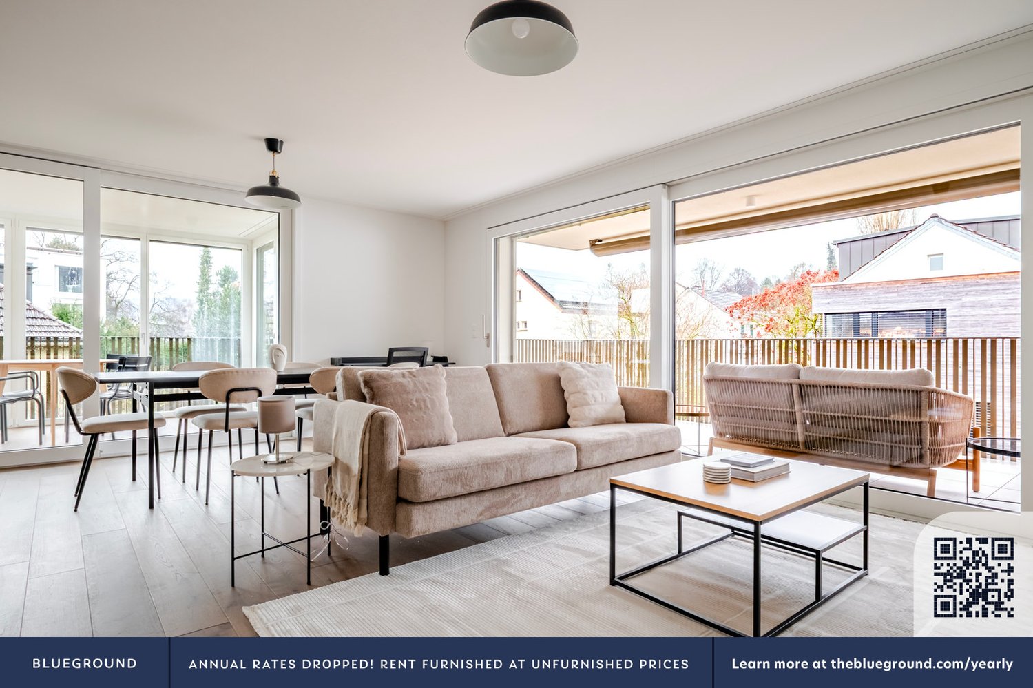 4 ½ pièces appartement meublé