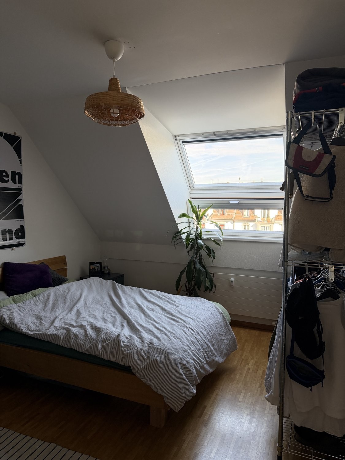 3 rooms furnished flat