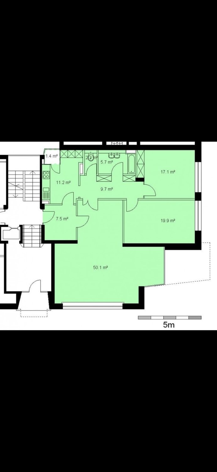 appartement meublé de 2 pièces