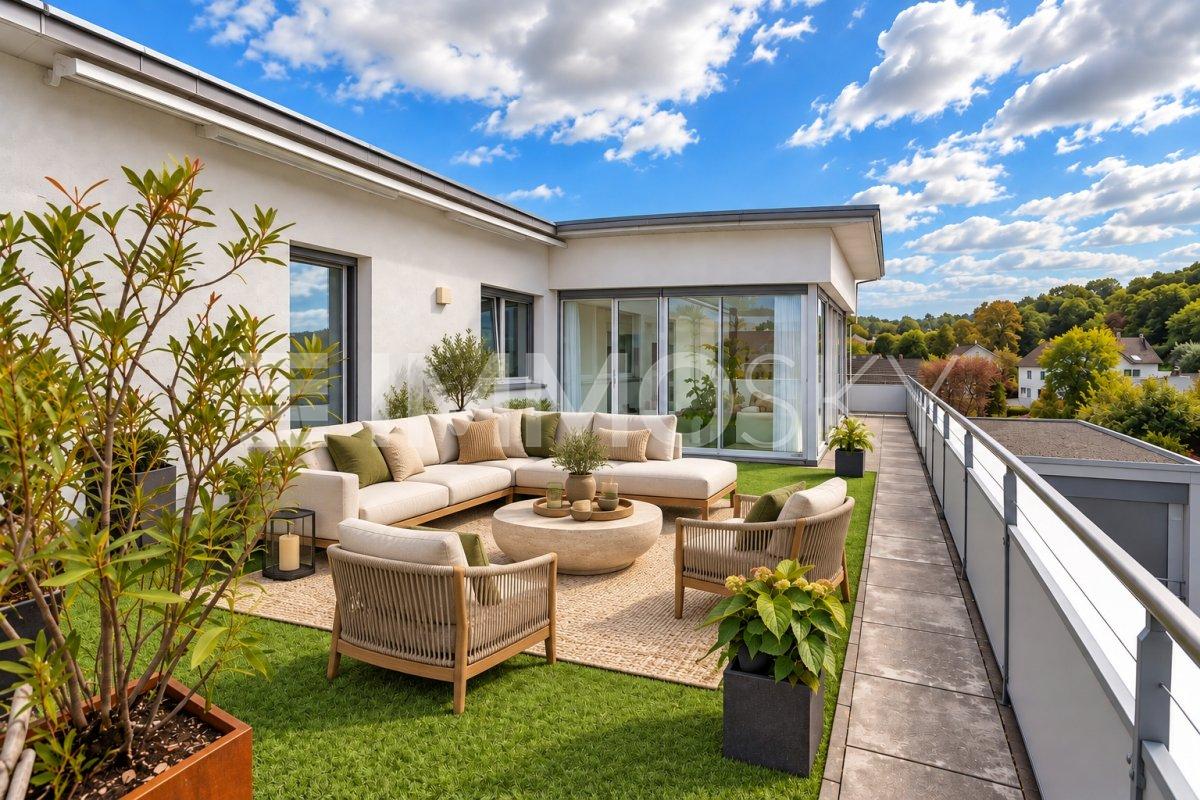 2 ½ rooms roof flat