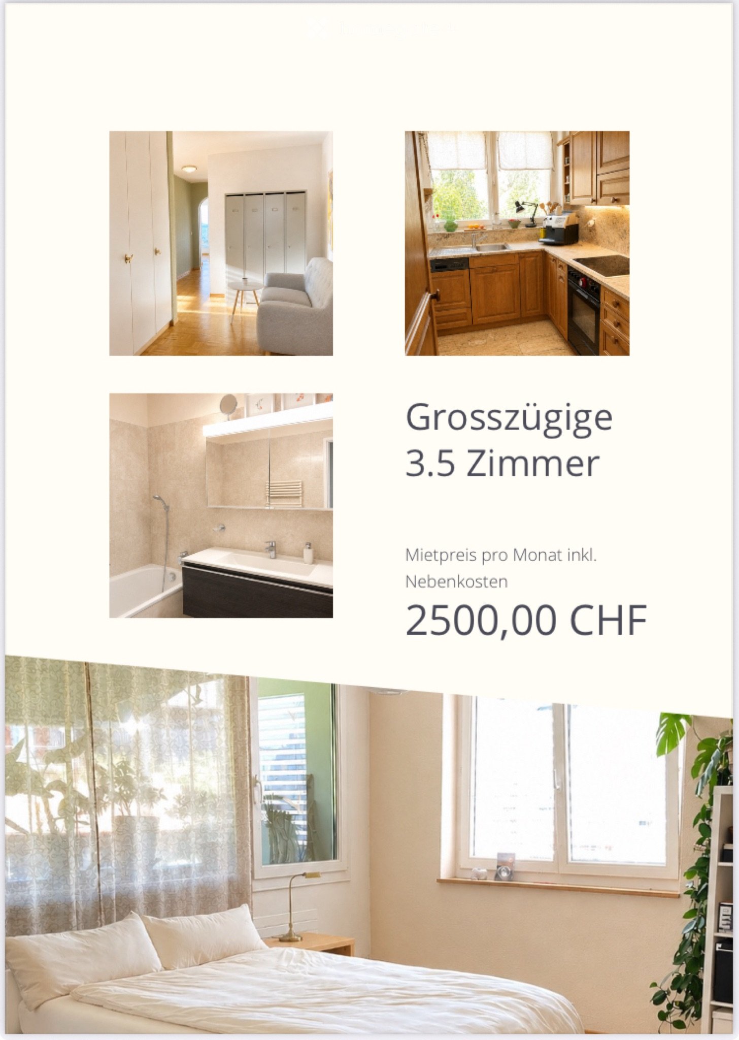 3 rooms apartment