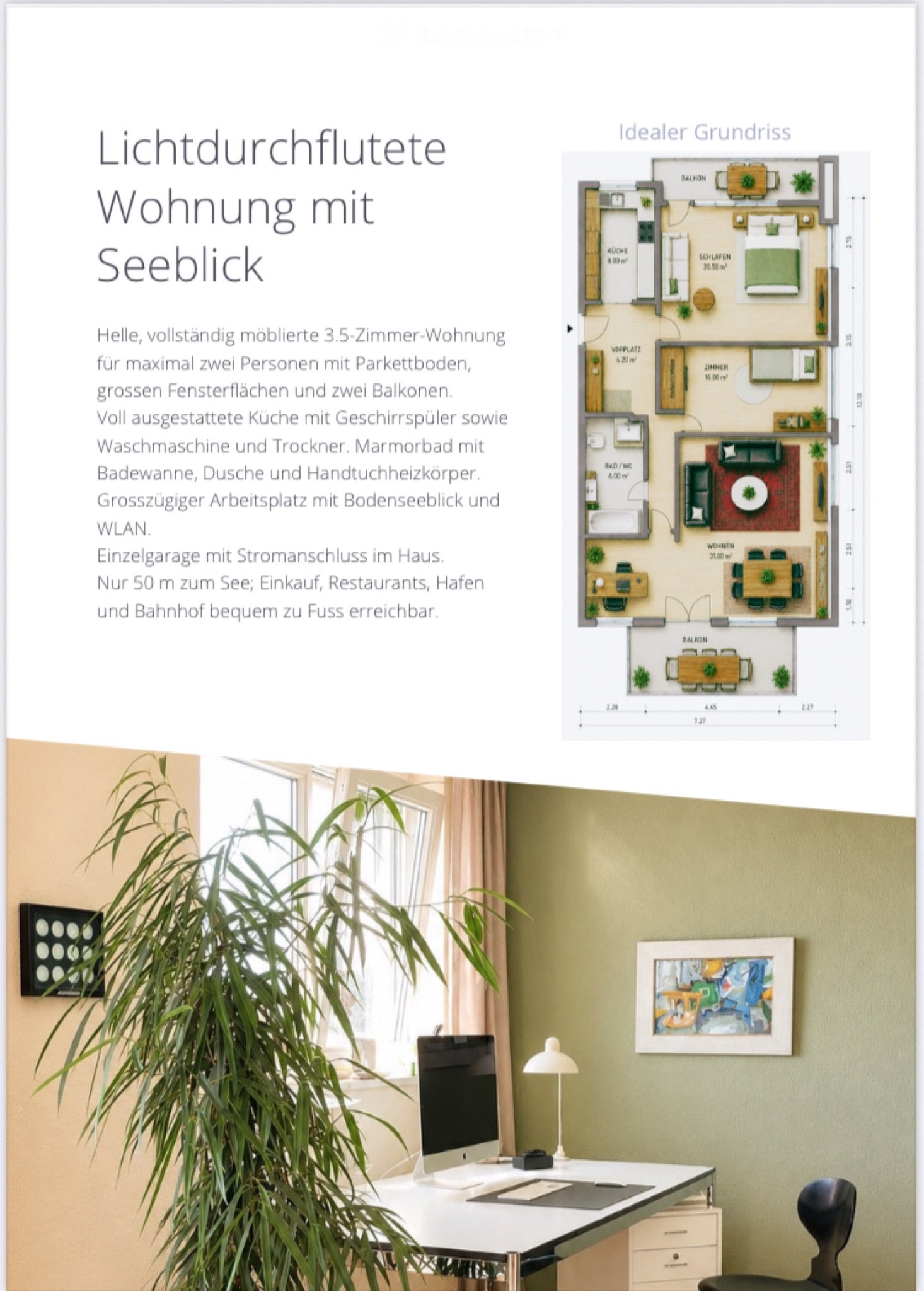 3 rooms apartment