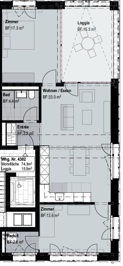 Appartement 3 ½ pièces, photo 7 sur 7