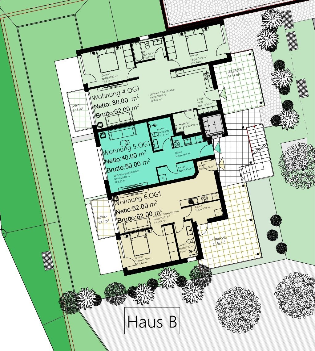 2 ½ rooms apartment