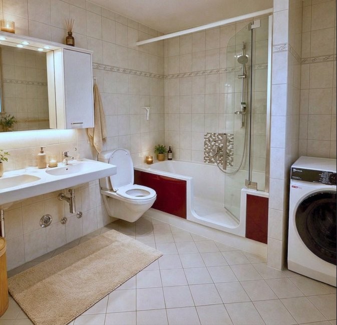3 ½ rooms furnished flat