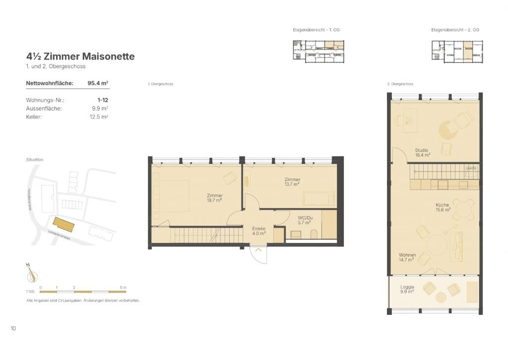 4 ½ rooms duplex, photo 5 of 6