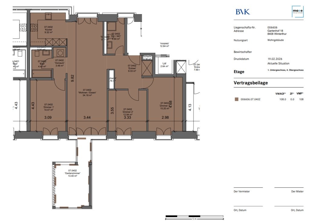 4 ½ rooms apartment