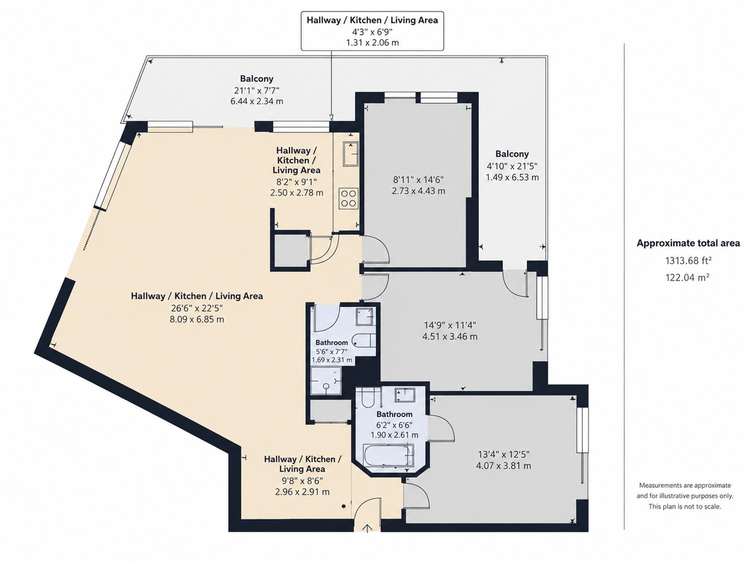 4 ½ rooms apartment, photo 8 of 10