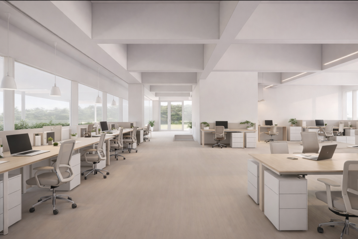 427m² office