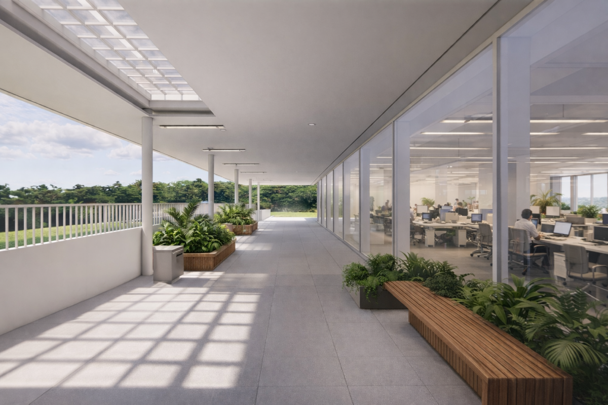 427m² office