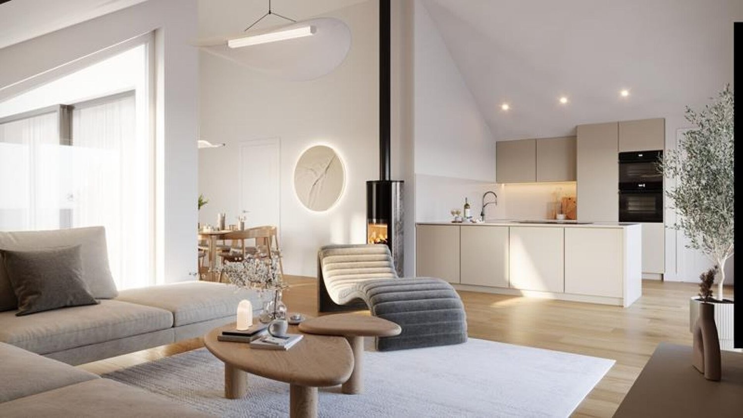 3 ½ rooms roof flat