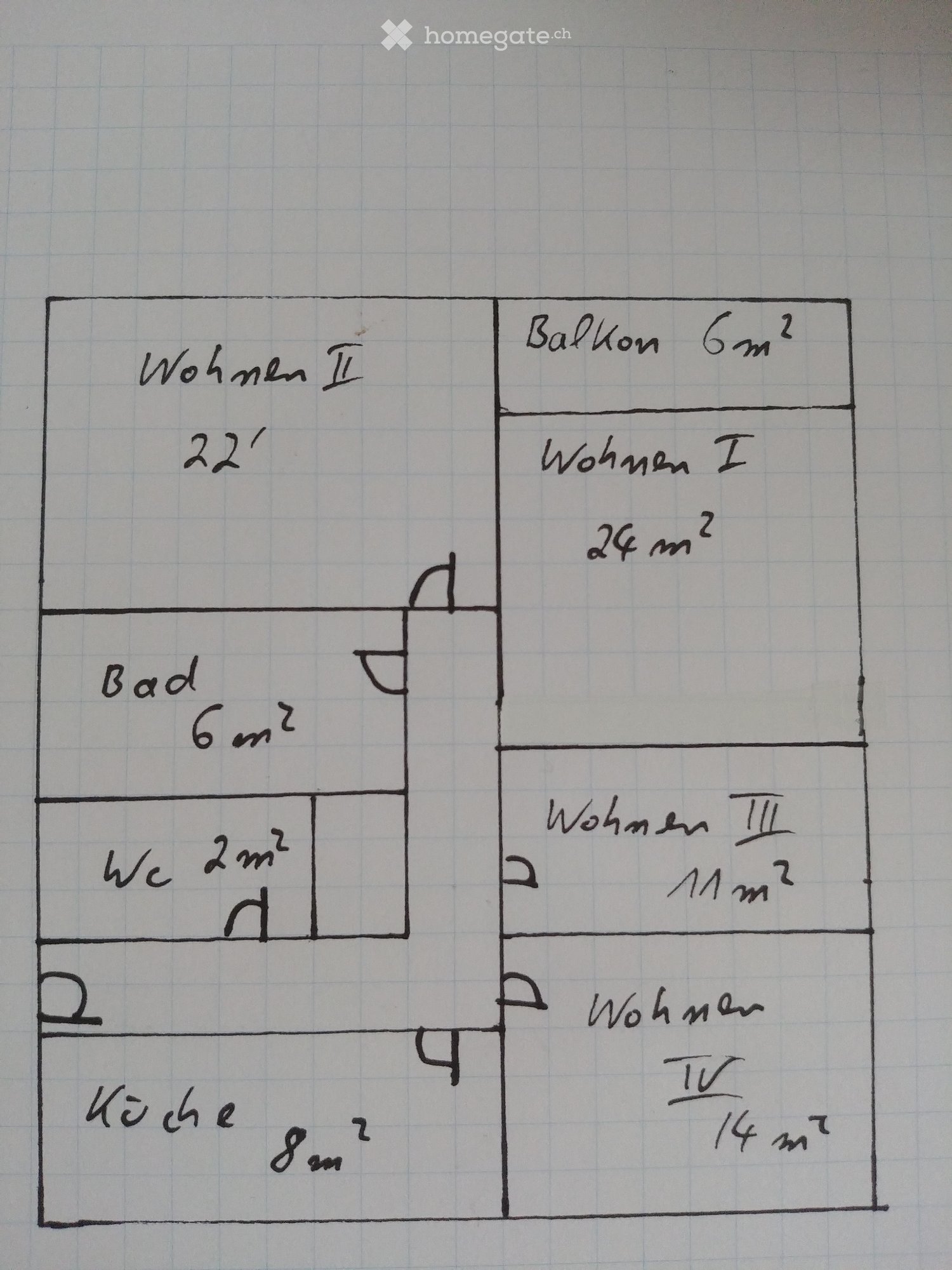 1 room single room