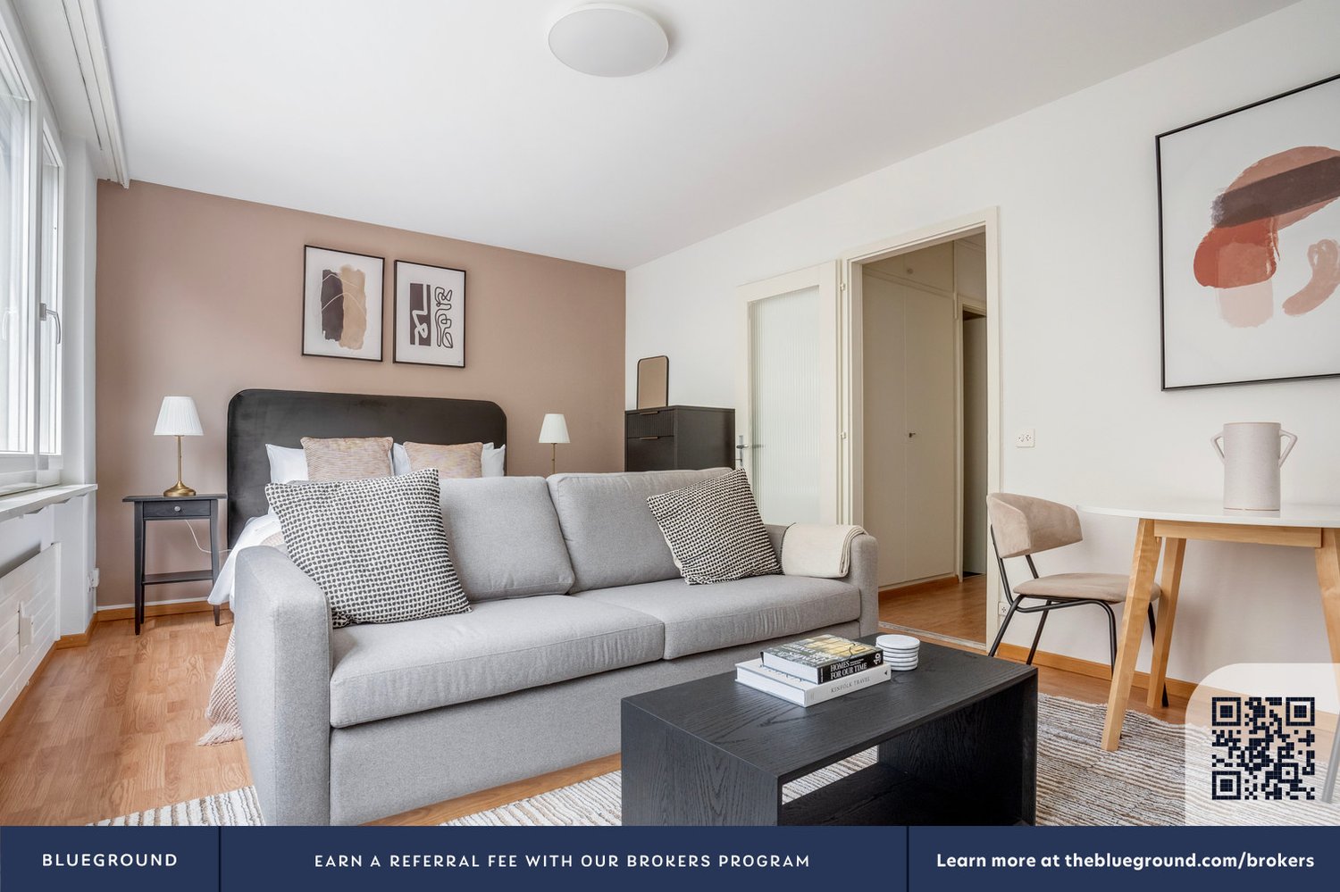1 room furnished flat, photo 3 of 10