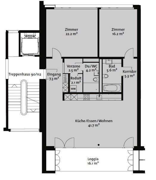 3 ½ pièces loft