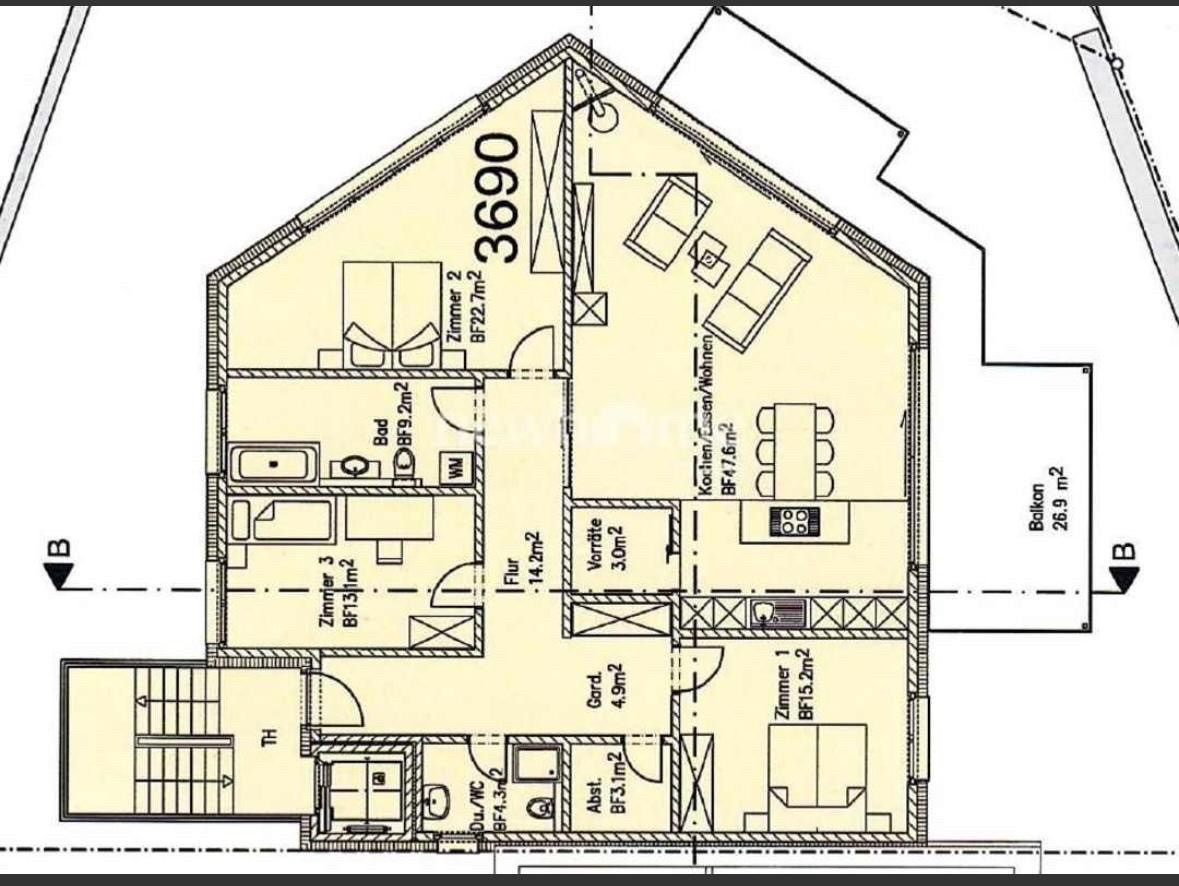 4 ½ rooms apartment, photo 2 of 10