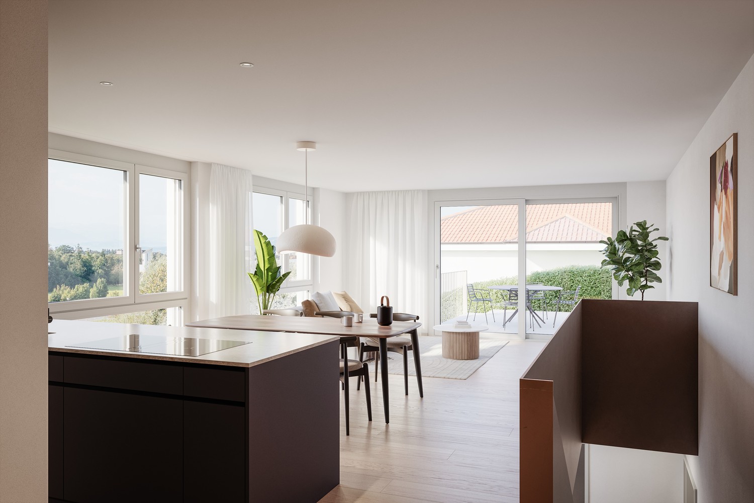 3 ½ pièces appartement avec terrasse