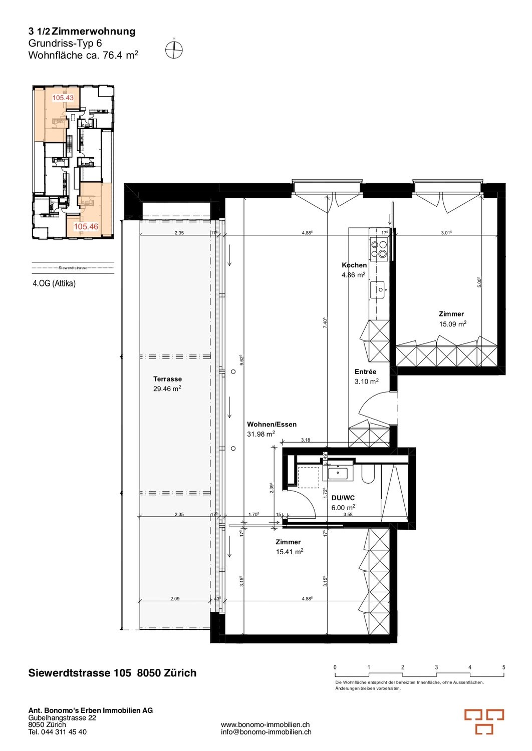 3 ½ rooms attic flat, photo 9 of 9