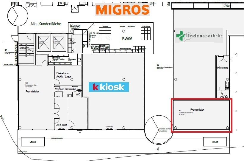 28m² shop