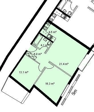 Appartamento di 3 locali