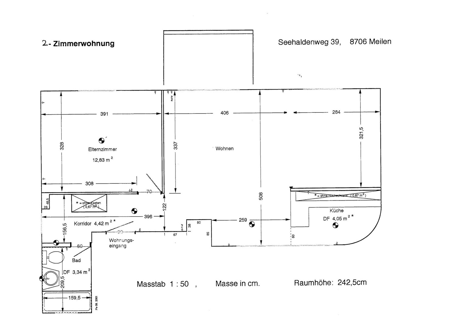 2 ½ rooms apartment