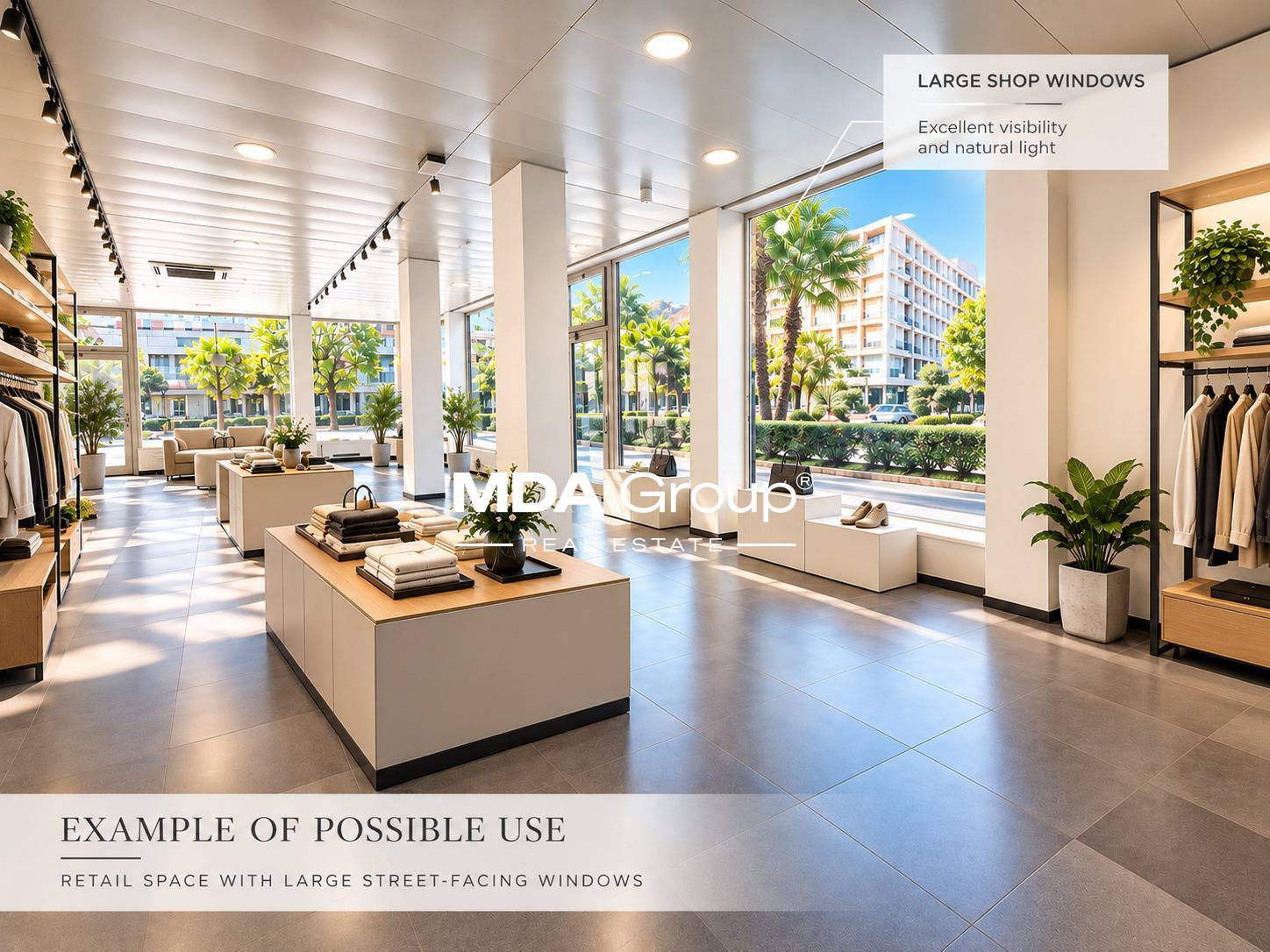 240m² shop