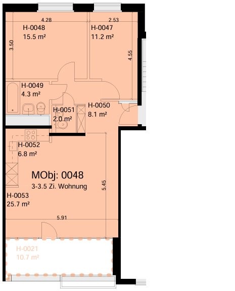 3 ½ rooms apartment, photo 9 of 9