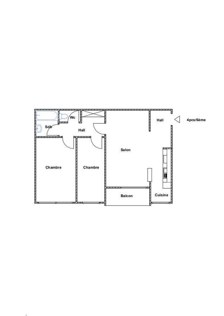 3 ½ rooms apartment, photo 2 of 10
