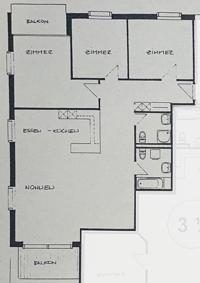 Appartement de 4 ½ pièces, photo 2 sur 2
