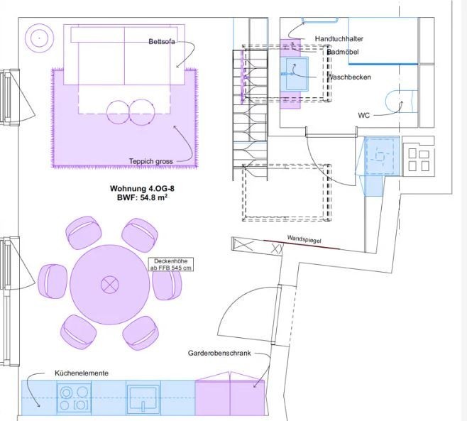 2 ½ rooms apartment
