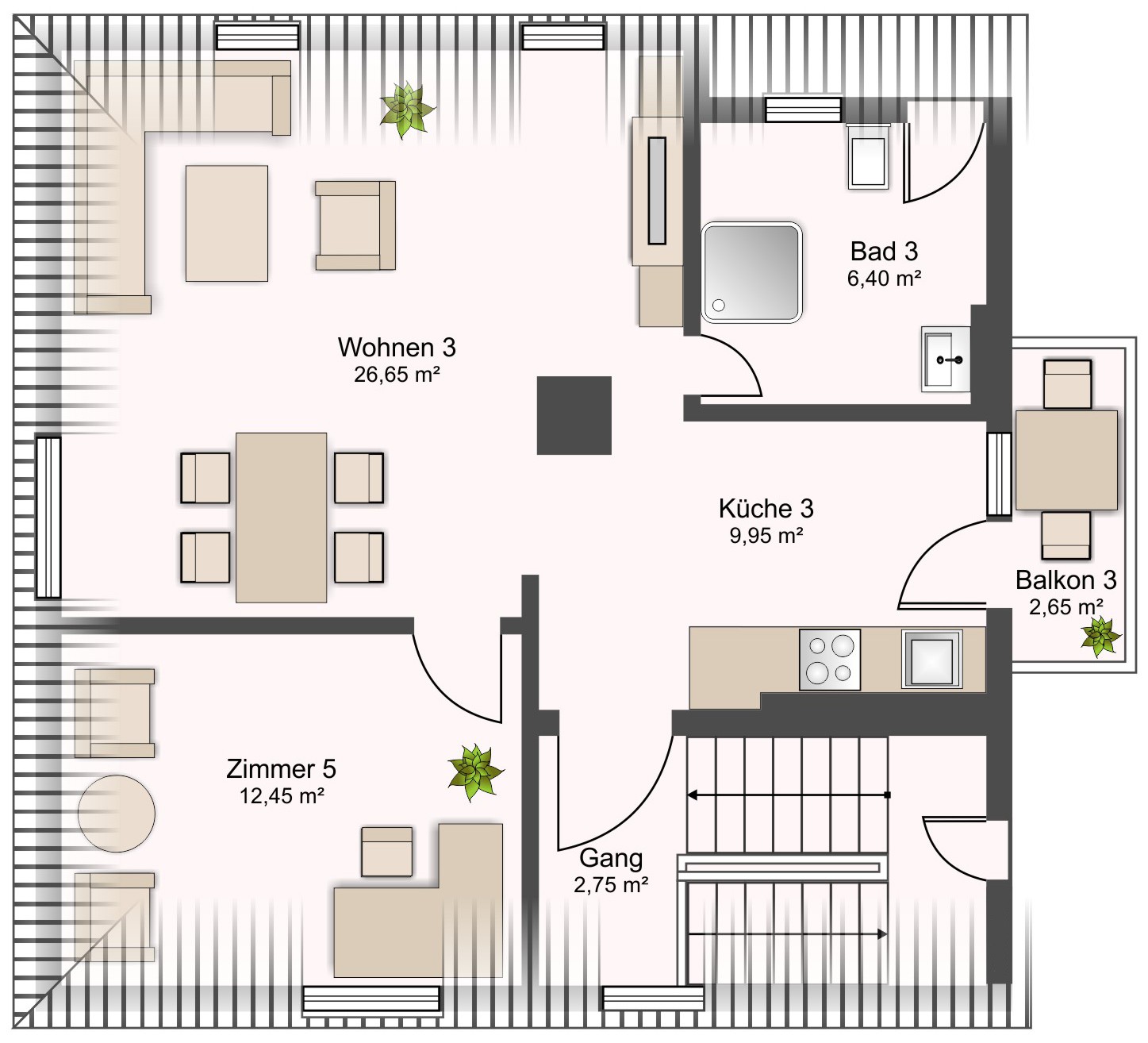 2 ½ rooms apartment, photo 7 of 9