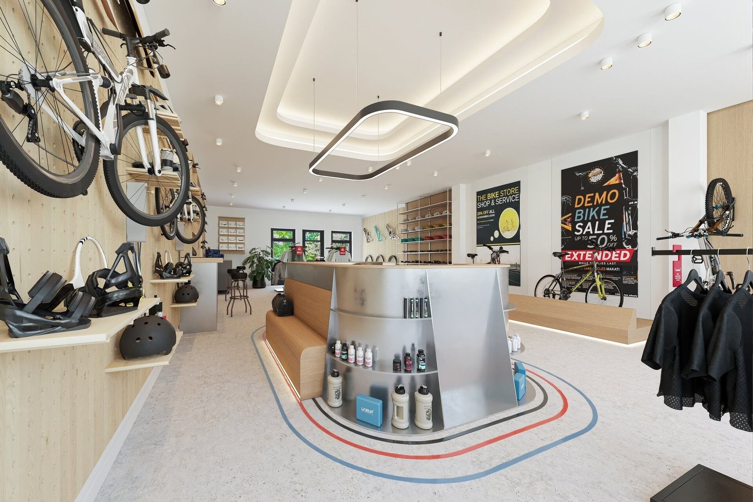 130m² shop