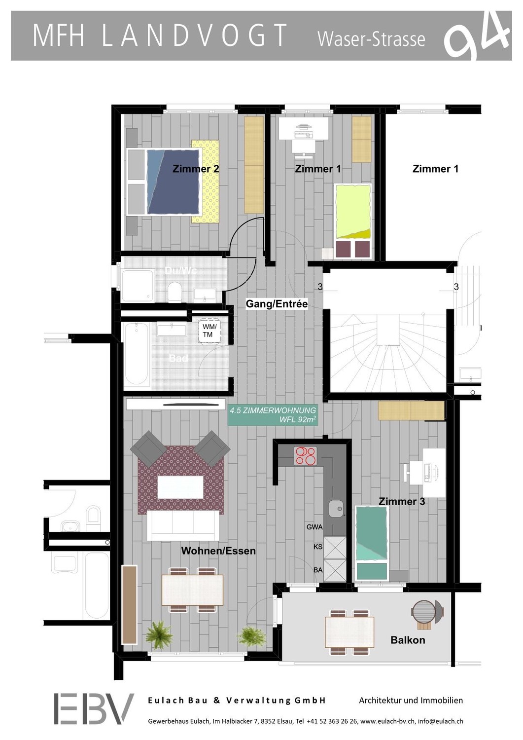 4 ½ rooms apartment